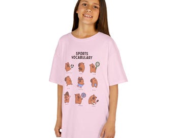 Capybara Sports Kids Tee, Grafikshirt