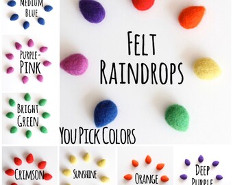 Rainbow Raindrops Etsy Rainbow Raindrops Etsy