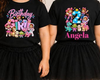 Personalized Cowgirl Birthday Girl Shirt, Custom Age and Name Toddler Tee
