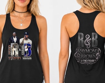 Chris Brown Usher Tank Top, Vintage R&B Music Shirt, 90s Hip Hop Fan Gift