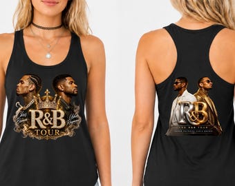 Chris Brown Usher Tank Top, R&B Tour Concert Outfit Women Shirt