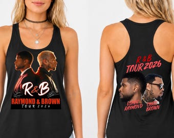 Chris Brown Usher Tank Top, R&B Tour Shirt, Concert Outfit Gift