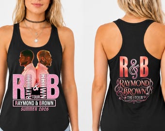 Usher Chris Brown Tank Top R&B Tour Shirt Summer Concert Outfit