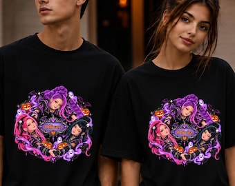 Personalized Huntrix Halloween Shirt, Rumi Mira Zoey, Custom Name, Spooky Kpop Family Tee