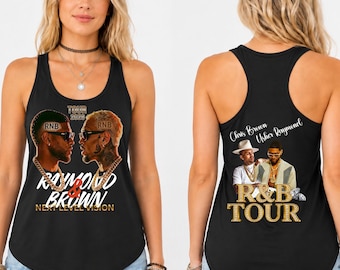 Chris Brown Usher Tank Top, R&B Tour Shirt, Women Concert Outfit, Summer Music Top