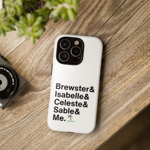 ACNH Phone Case, New Horizons Phone Case, Video Game Phone Case, Isabelle Phone Case ACNH Gift, Gamer Gift, Custom Tough Case, Gamer Gift