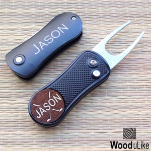 Golf Gifts for Men Ball Marker Divot Tool / Personalized Custom Fathers Day Gift for Man Dad Best gifts for him Groomsmen Pitchfix