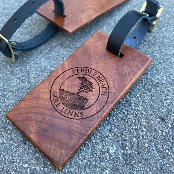 Wood Golf Bag Tag Luggage Tags Golf Gifts for Men Personalized Engraved Wooden Golf Gift Tags Fathers Day Gift Groomsmen Best Man Gifts