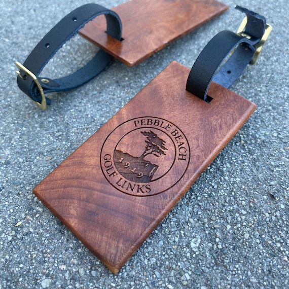 Rosewood Golf Bag Tag Luggage Tags Golf Gifts for Men - Etsy UK
