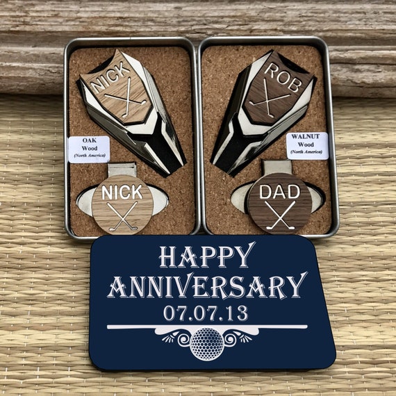 5 Year Anniversary Wood Golf Ball Marker Divot Tool Etsy