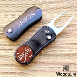 Golf Gifts for Men Ball Marker Divot Tool / Personalized Custom Christmas Golf Gift for Man Dad Best gifts for him Groomsmen Pitchfix