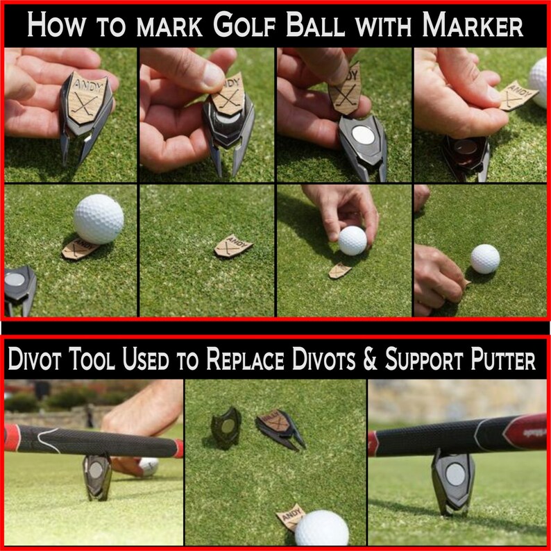 Personalized Golf Ball Marker Divot Tool Groomsmen Ts T Etsy