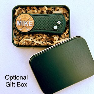 Herramienta de golf personalizada y marcador de pelota, regalo de golf hecho a mano imagen 8