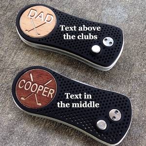 Golf Gifts for Men Ball Marker Divot Tool / Personalized Custom Fathers Day Gift for Man Dad Best gifts for him Groomsmen Pitchfix image 9