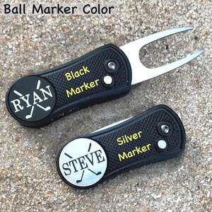 Herramienta de golf personalizada y marcador de pelota, regalo de golf hecho a mano imagen 6