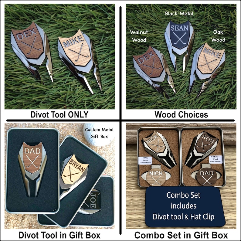 Personalized Golf Ball Marker Divot Tool Groomsmen Gifts Gift Etsy Canada