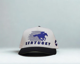 Embroidered Kentucky Thoroughbred Design | Vintage Themed Snapback Hat
