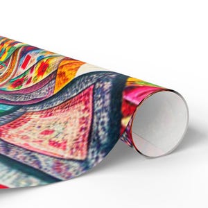 Żywy pikowany papier do pakowania, kolorowe opakowanie na prezenty, papier świąteczny, dekoracje świąteczne, artykuły do scrapbookingu, wyjątkowa prezentacja prezentów