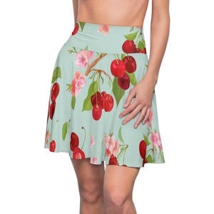 Cherry Blossom Women&#39;s Skater Skirt