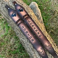 Hand Tooled Leather Sling, Handmade Padded Sling - Personalized Leather Strap Adjustable Rifle Sling Custom Present product logo