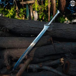Viking Sword, Long Medieval Unique Collectible Piece, Perfect Anniversary Gift, Movie Replica, Elvin Sword, Groomsmen, Gift for him, Master,
