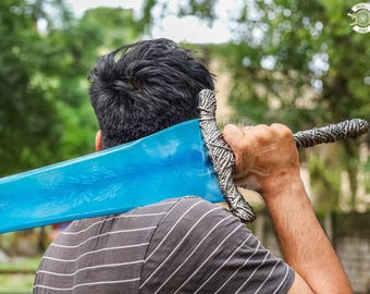 40'' Full Metal Dark Moon Sword From Dark Souls, Dark Souls Cosplay, Gift for him, Moonlight Greatsword Replica Sword inspired