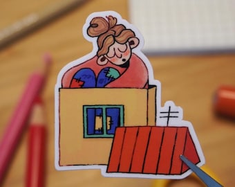 Too Big for This House | Vinyl Sticker