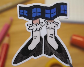 Too Small for These Shoes | Vinyl Sticker