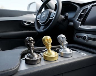 Car Push Start Button Cover, Engine Start Stop Button Cover, Metal Joystick Car Accessories, Car Interior Decor, Fits Round Start Buttons