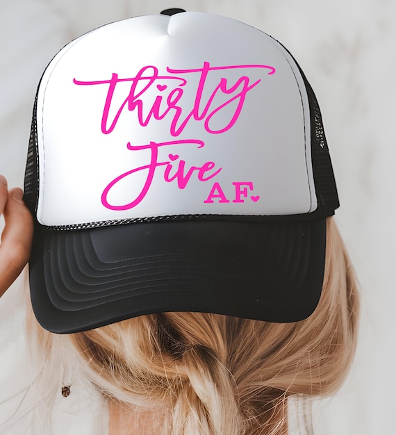 Thirty-Five AF SVG | Birthday Gift for Her | Birthday Party | Thirty-Fifth Birthday Celebration