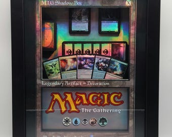 Magic the Gathering Shadow Box - Etsy