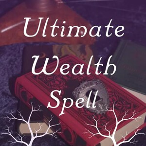 MANIFESTACIÓN DE RIQUEZA DEFINITIVA / Atrae dinero, aumentos, clientes y golpes de suerte / Lanzamiento remoto personalizado