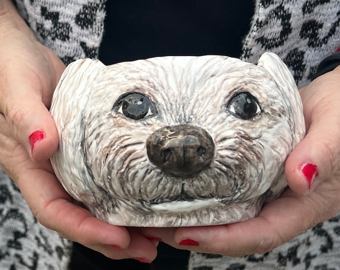 White Green/blue Wheel Thrown Yarn Bowl Beach Series MADE TO ORDER Etsy