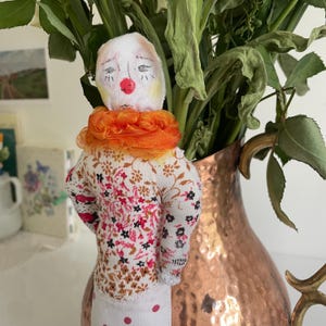 Handmade clown doll