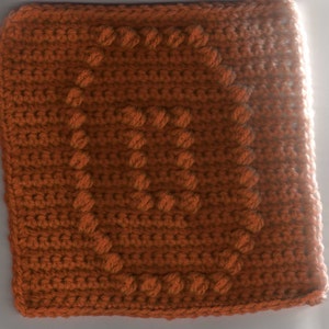 Block &quot;O&quot; square (crochet) -- PDF pattern
