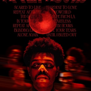 After Hours Weeknd Print