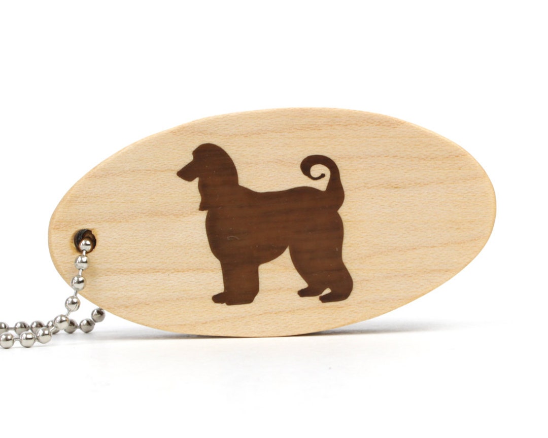 Afghan Hound Keychain Wood Dog Key Wooden Key Chain - Etsy