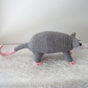 Opossum Crochet Pattern Possum Woodland Amigurumi Animal Digital Download Crochet Pattern Adobe Pdf File image 4