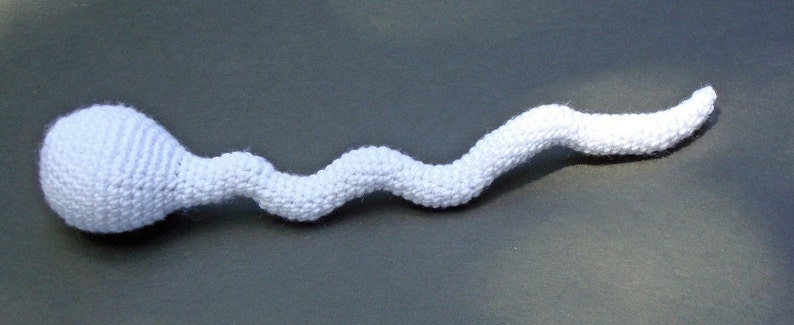 Sperm Crochet Pattern Amigurumi Sperm Pattern Crochet Stuffed Sperm Pattern Science Crochet Pattern Digital Download Adobe Pdf File image 5