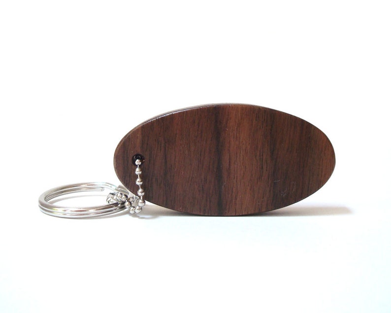 Chess King Key Chain, Wooden Chess Piece Key Ring, Wood Chess Game Piece Key Fob, Chess Accessories, Walnut image 4