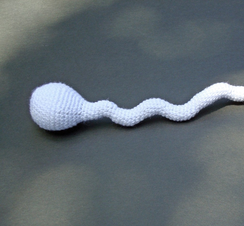 Sperm Crochet Pattern Amigurumi Sperm Pattern Crochet Stuffed Sperm Pattern Science Crochet Pattern Digital Download Adobe Pdf File image 4