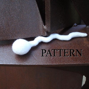 Sperm Crochet Pattern Amigurumi Sperm Pattern Crochet Stuffed Sperm Pattern Science Crochet Pattern Digital Download Adobe Pdf File image 1