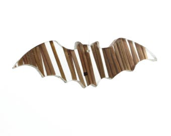Bat Ornament, Wildlife Silhouette, Animal Ornament, Nature, Bat Decoration, Hand Cut Varia Ecoresin Recycled