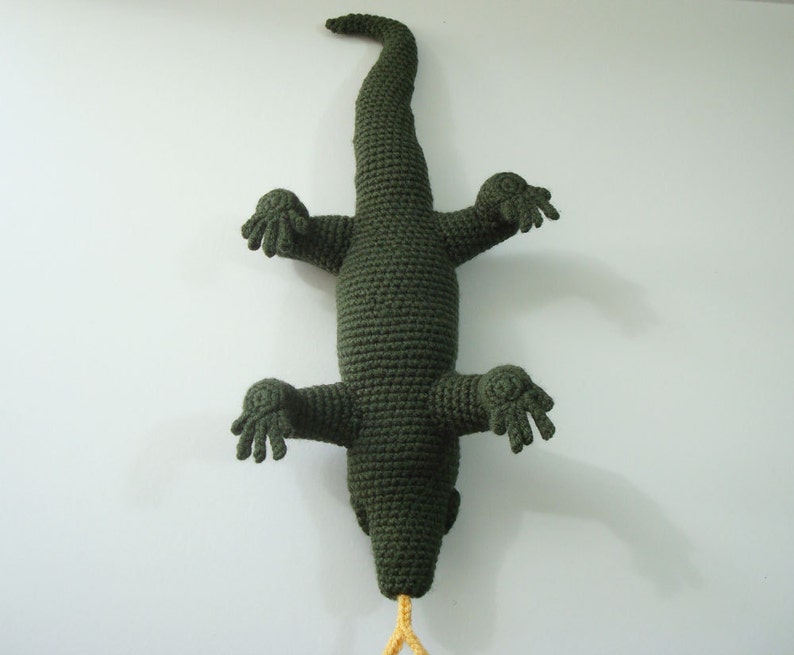 Komodo Dragon Crochet Pattern Amigurumi Komodo Dragon Stuffed Komodo Dragon Pattern Crochet Lizard Pattern Adobe Pdf File image 5