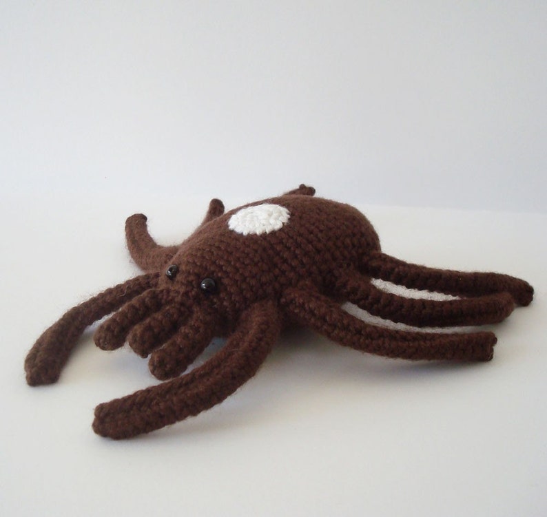 Female Lone Star Tick Crochet Pattern Amigurumi Tick Pattern Digital Download Stuffed Tick Pattern Adobe Pdf File image 4