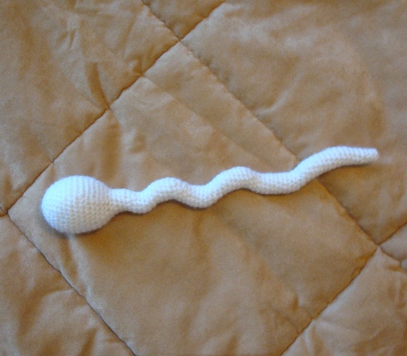 Sperm Crochet Pattern Amigurumi Sperm Pattern Crochet Stuffed Sperm Pattern Science Crochet Pattern Digital Download Adobe Pdf File image 3