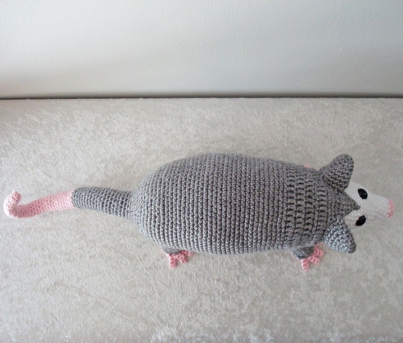 Opossum Crochet Pattern Possum Woodland Amigurumi Animal Digital Download Crochet Pattern Adobe Pdf File image 5