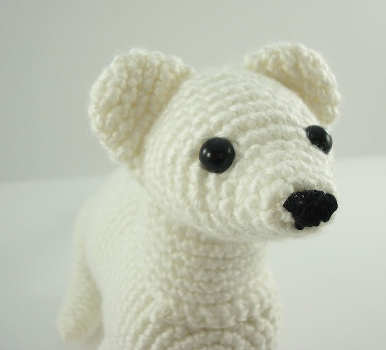 Ermine Stoat Weasel Crochet Pattern Amigurumi Ermine Animal Pattern Adobe Pdf Digital Download File image 2