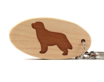 Neufundland Schlüsselanhänger, Holz Hunde Schlüsselanhänger, Neufundland Hunde Schlüsselanhänger, Holz Hunderasse Schlüsselanhänger, Neufundland Hund Schlüsselanhänger, Kirsche