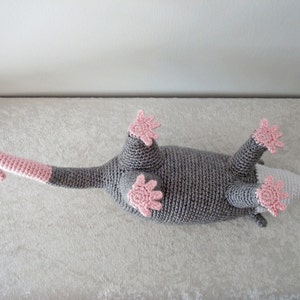 Opossum Crochet Pattern Possum Woodland Amigurumi Animal Digital Download Crochet Pattern Adobe Pdf File image 3